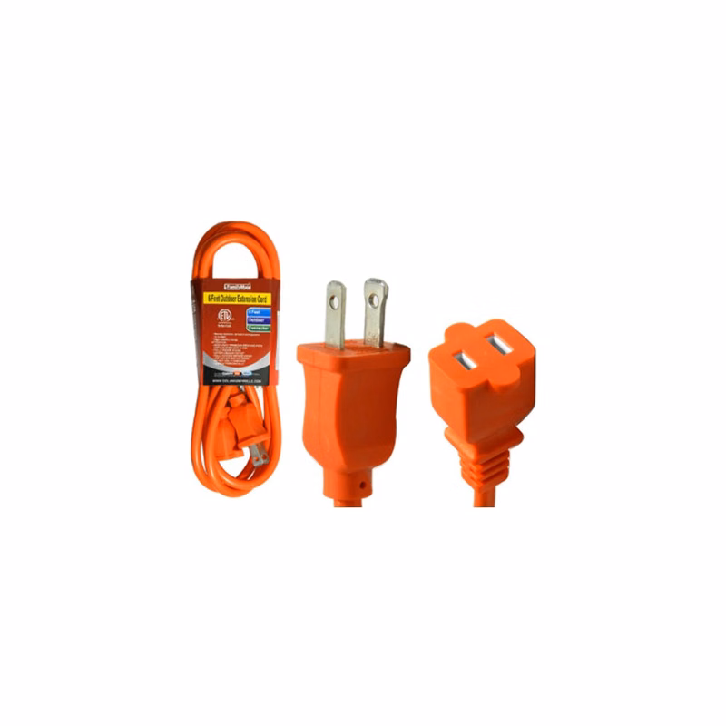 Outdoor Extension Cords - 6 ft Orange