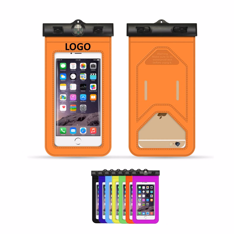 100% Sealed Waterproof Phone Bag With Compass
