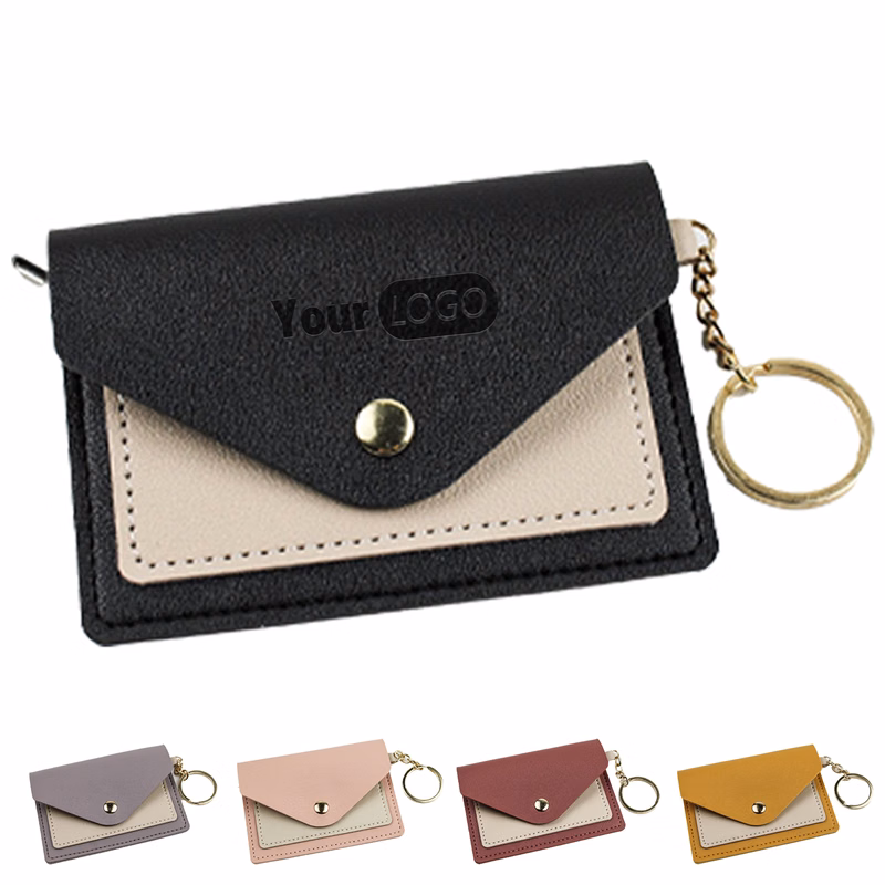 Polyurethane Candy Colored Minimalist Coin Purse