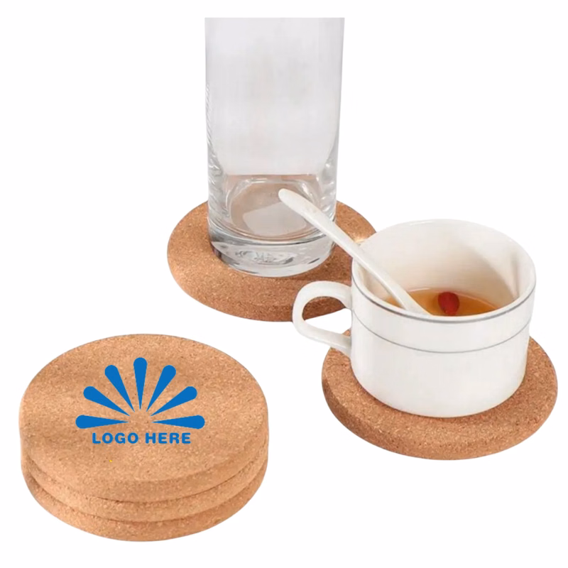 3.9" Round Wood Coaster