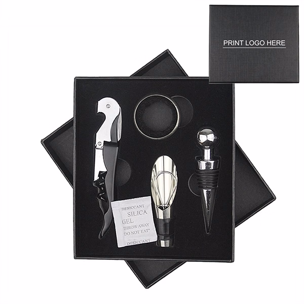 4-Piece Wine Tool Set