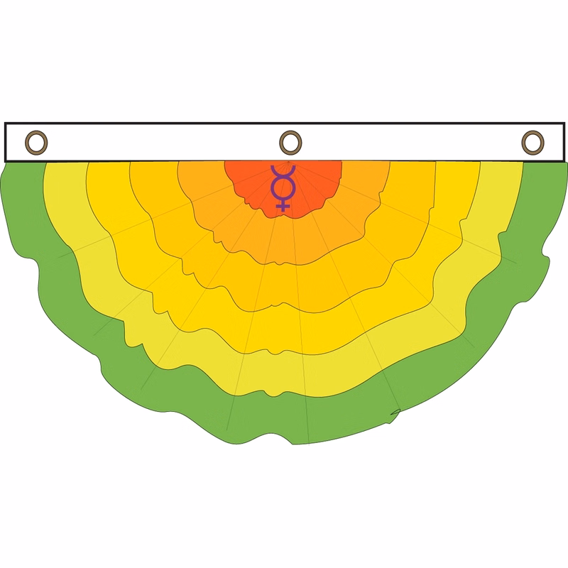 Hermaphrodite Pleated Full Fan
