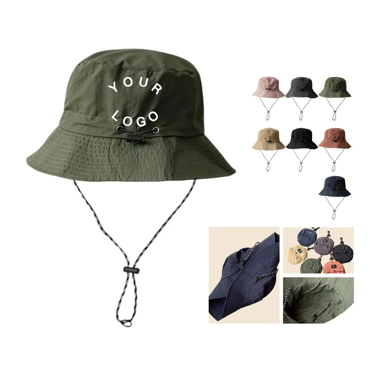 Polyester Fishermans Hat for Camping and Outdoor Fishing 1