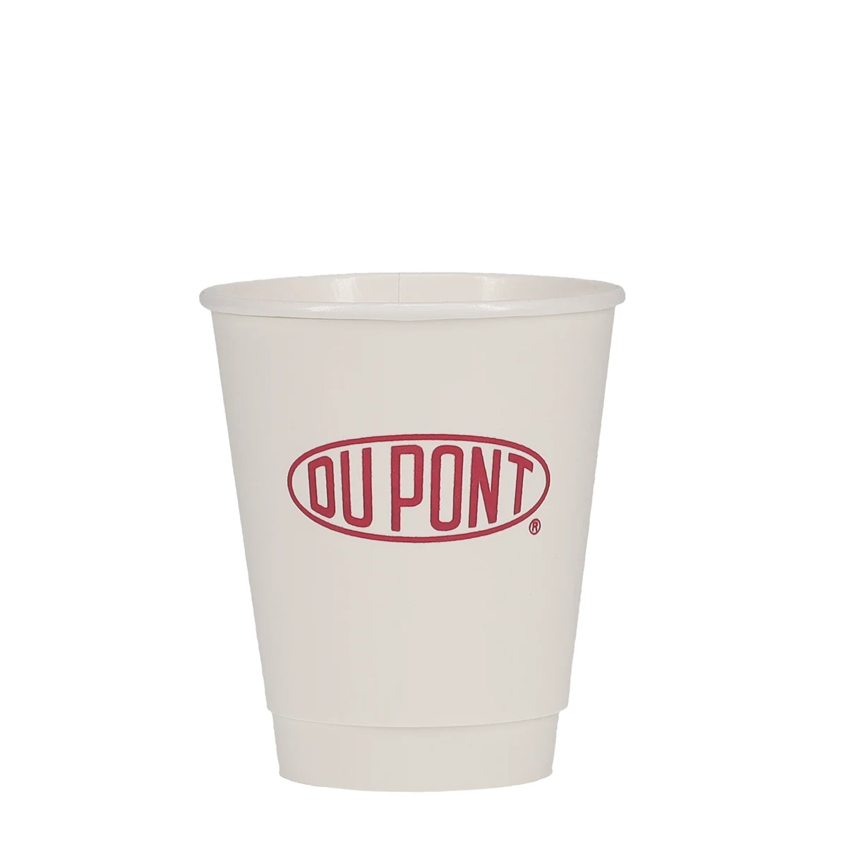 8 oz Paper Cup Insulated White Tradition Print 1