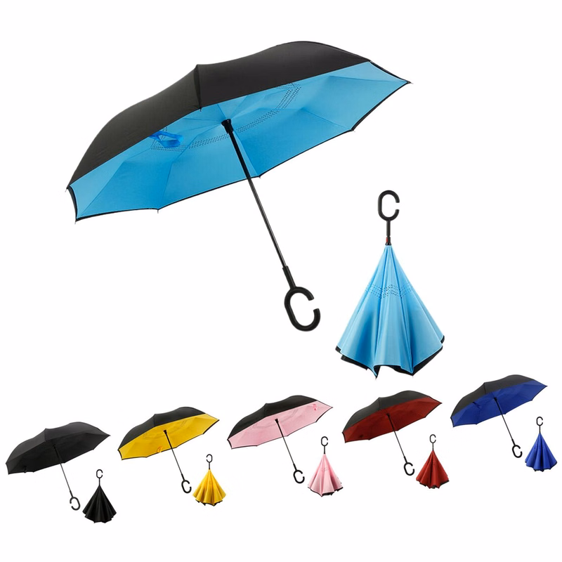 C Handle Reversible Inverted Umbrella