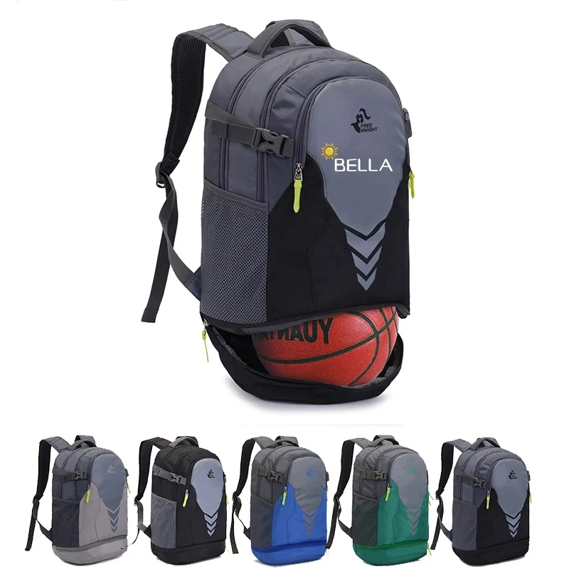 Basketball Backpack With Bottom Ball Compartment 1