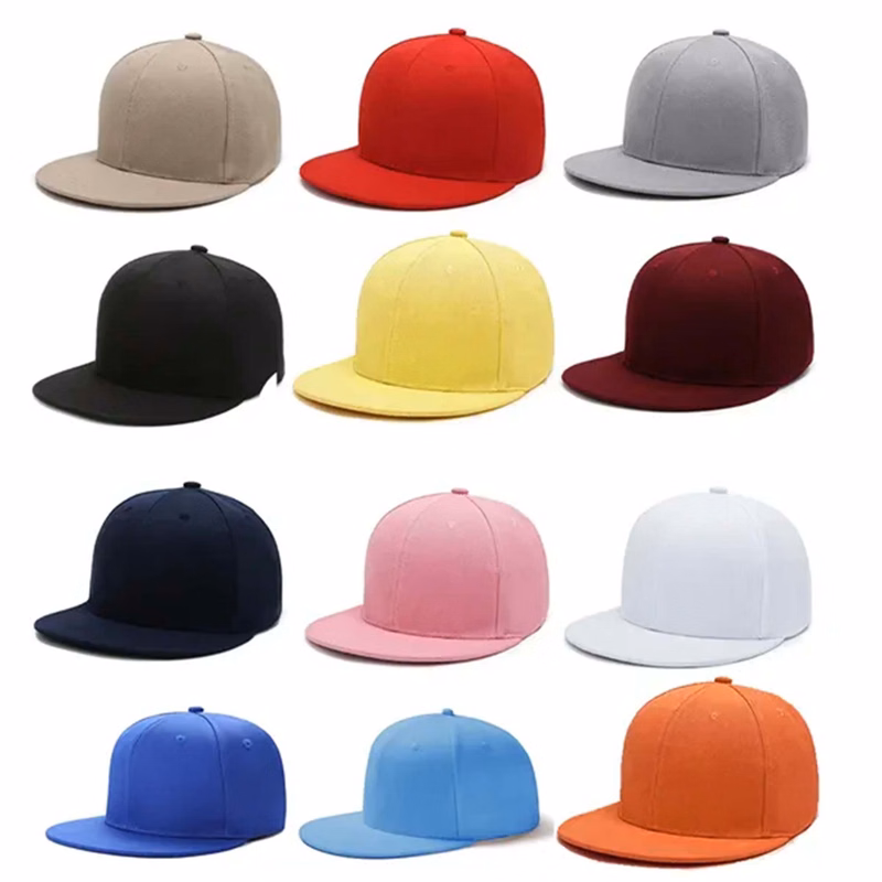 Hip Hop Flat Baseball Cap Brim Hats