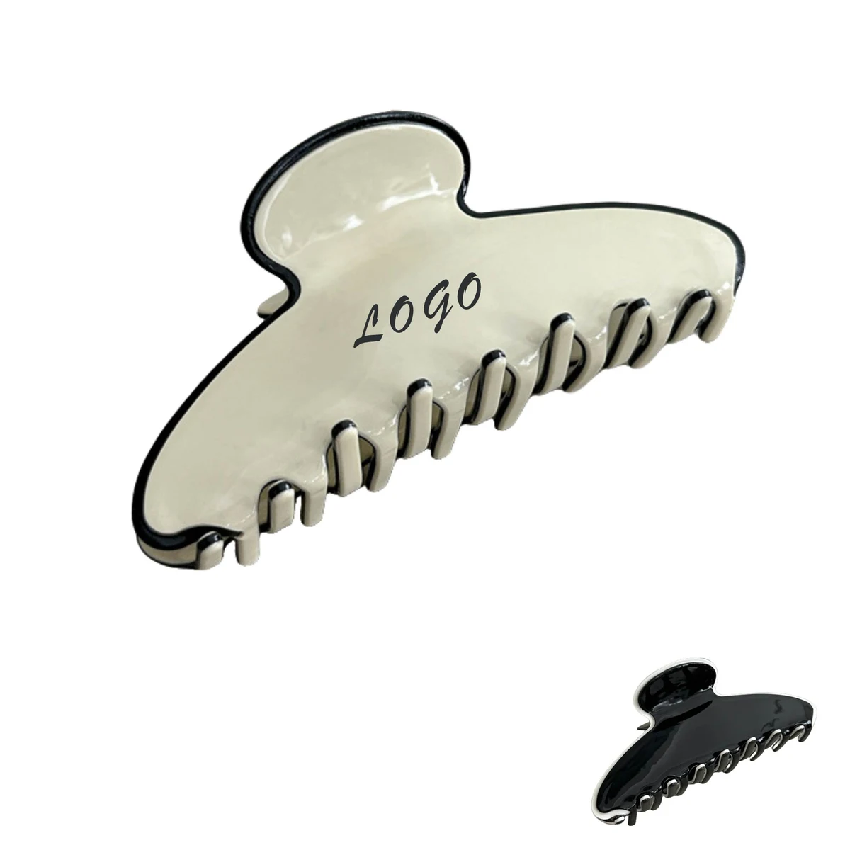 MOQ 5 pcs Solid Color Claw Clip 1