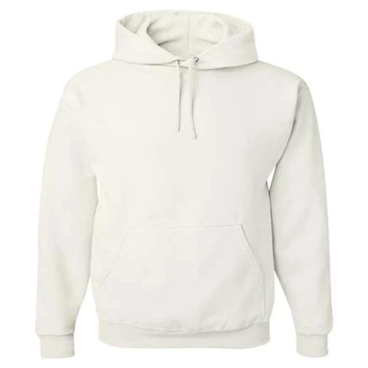 NuBlend Hooded Pullover White 2X, custom hoodie or sweatshirt with logo imprint 1