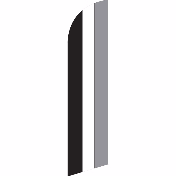Semi-Stock 3 Color Swooper Attention Flag