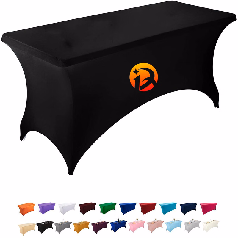 6ft elastic tablecloth custom