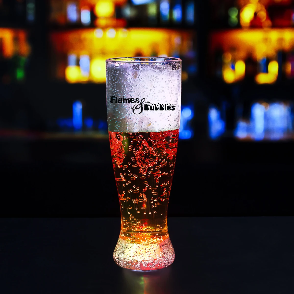 24 oz. Multi Colored Light Up LED Pilsner 1