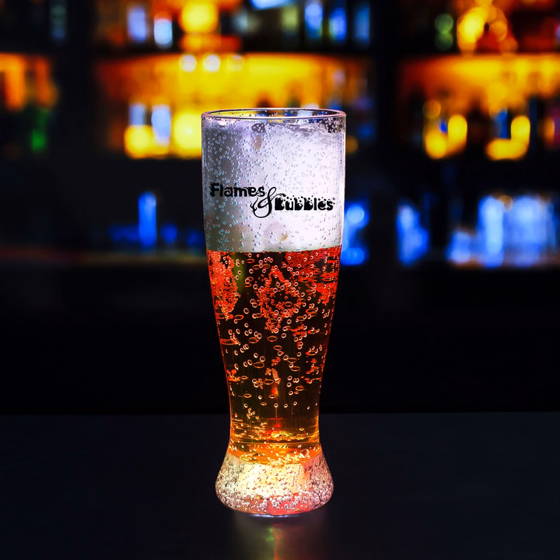24 oz. Multi Colored Light Up LED Pilsner