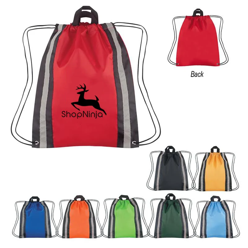 Reflective Drawstring Knapsack 1