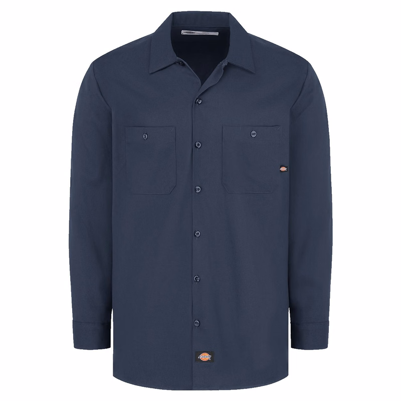 Men's Industrial Cotton Long Sleeve Work Shirt - L307