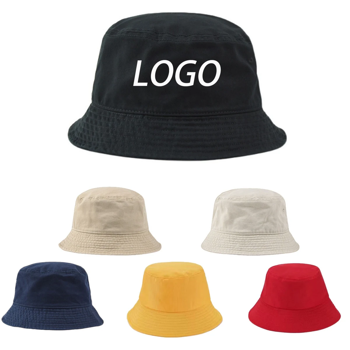 Solid-Coloured Fisherman'S Hat 1