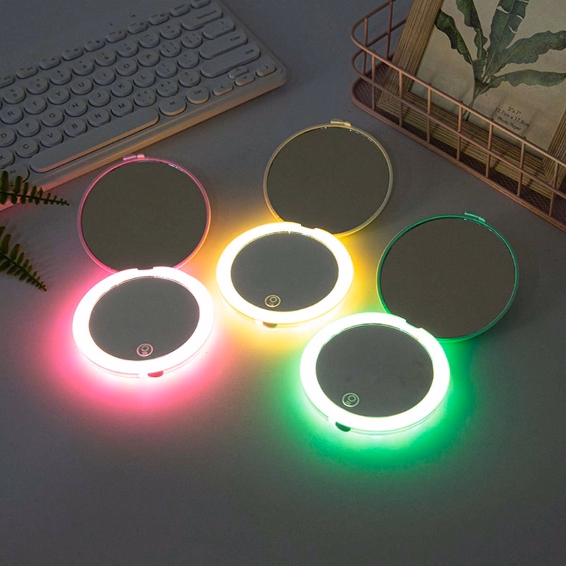 Rechargeable Led Compact Makeup Mirror