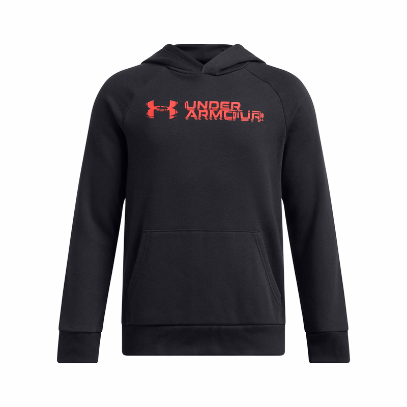 UA Rival Fleece Wordmark Boys' Hoodie