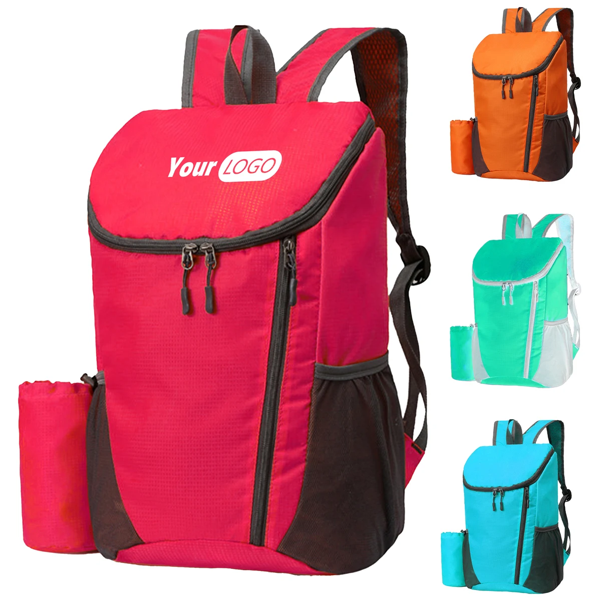 Polyester Large Capacity Folding Backpack 1