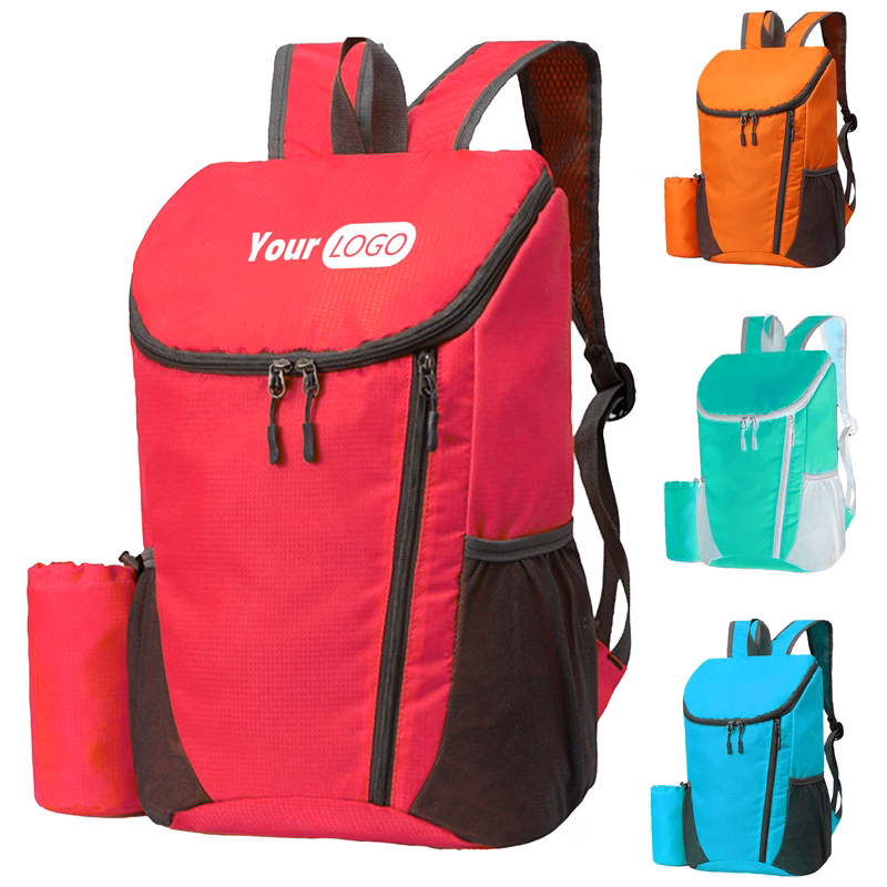 Polyester Large Capacity Folding Backpack