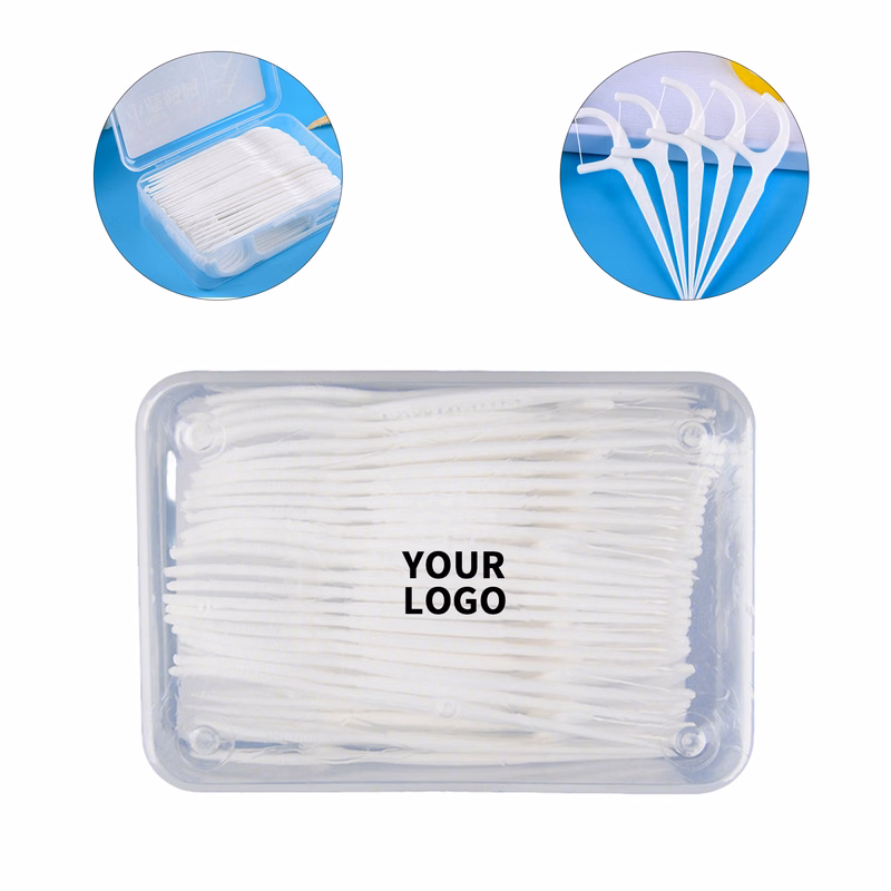 Dental Floss Pick Storage Box 50 Pieces Per Box