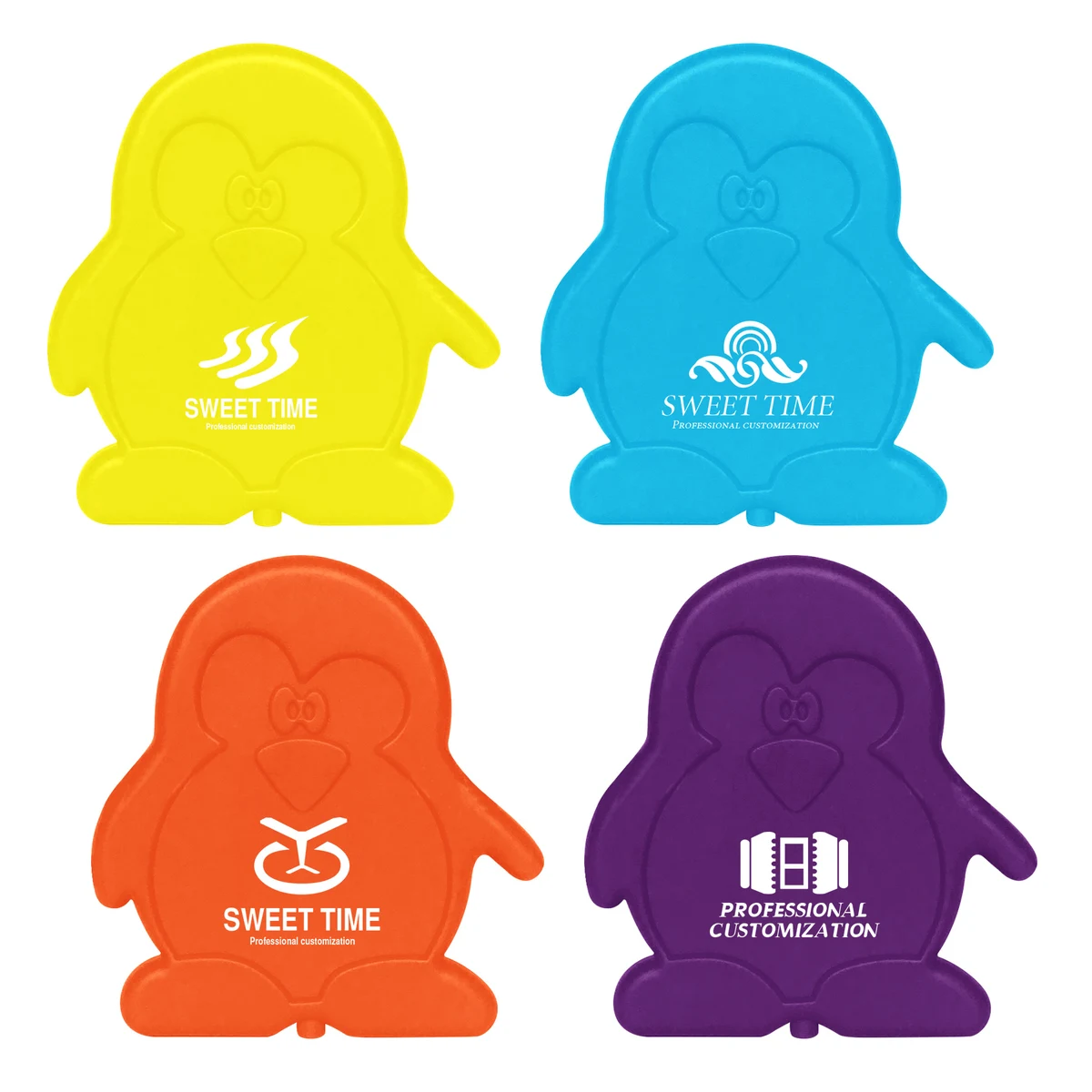 Penguin Shape Food Grade HDPE Reusable Gel Ice Pack 1
