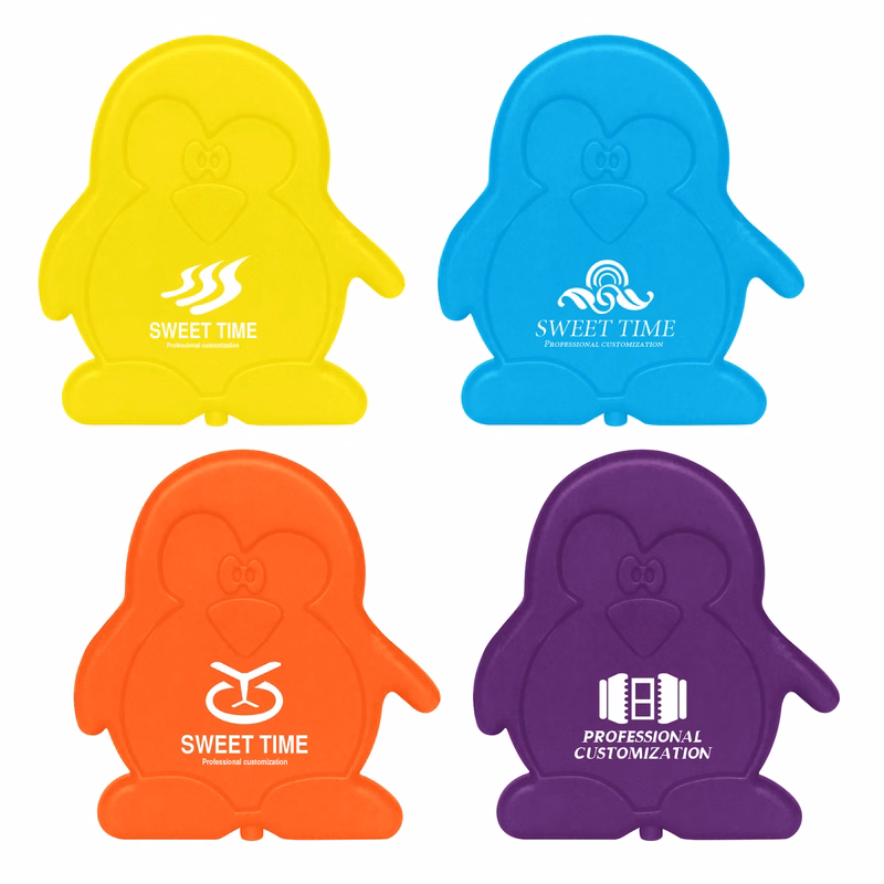 Penguin Shape Food Grade HDPE Reusable Gel Ice Pack
