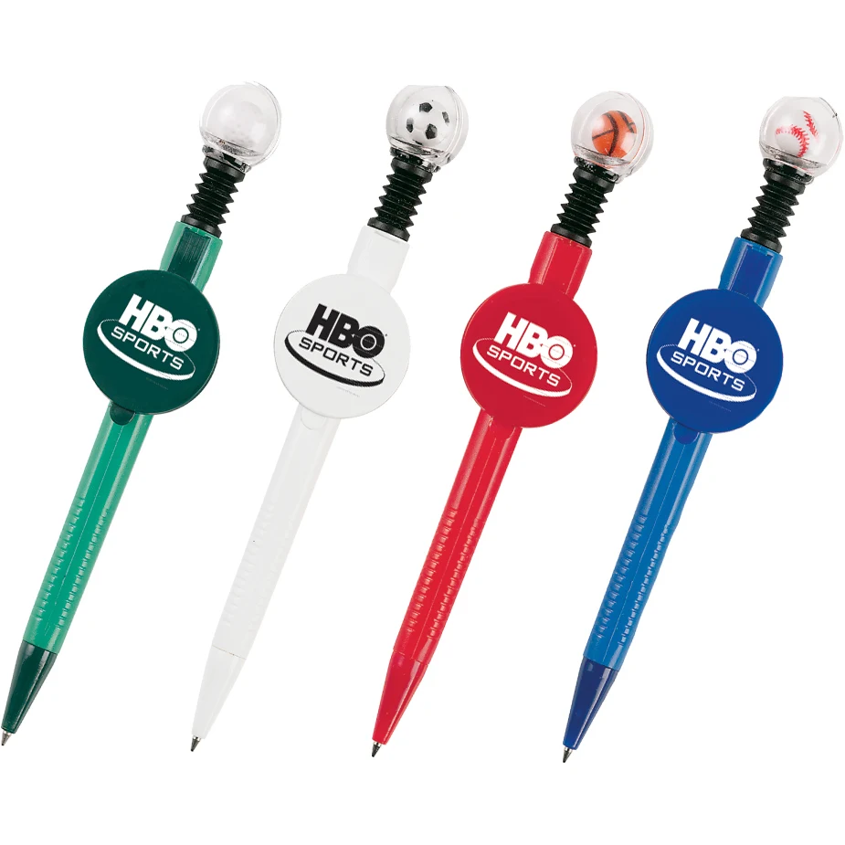 Ballpoint Pen With Delightful Sports Ball - Sports Promotions 1