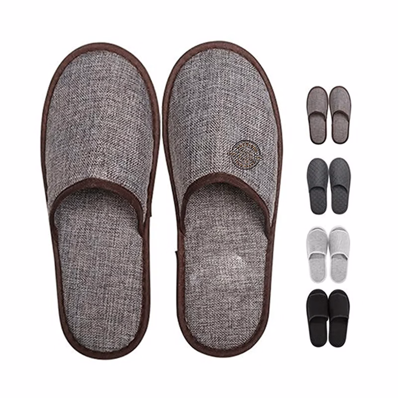 Portable Washable Cotton Hotel And Home Slippers