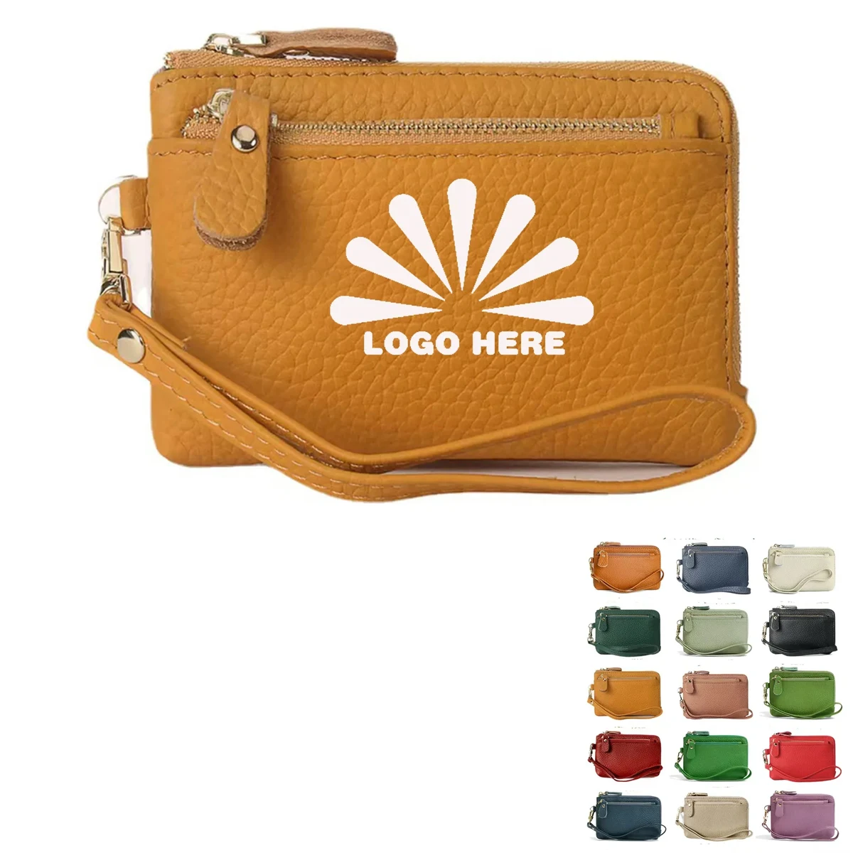 Genuine Leather Women's Wallet With Customizable Logo 1