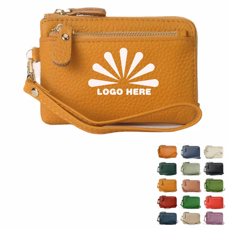 Genuine Leather Women's Wallet With Customizable Logo