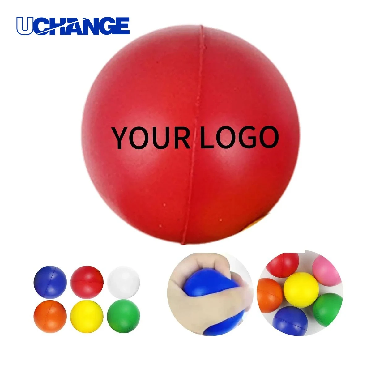 Round Stress Reliever Ball Squeeze Toy 2.5 Inch 1