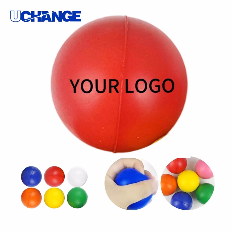 Round Stress Reliever Ball Squeeze Toy 2.5 Inch