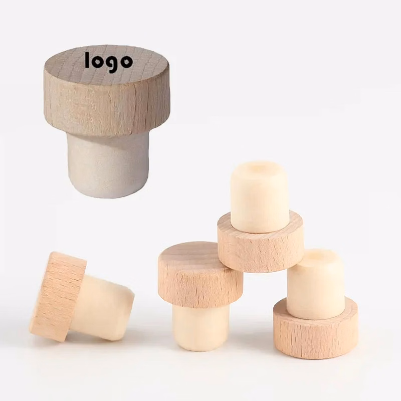 Red Wine Wooden Stopper