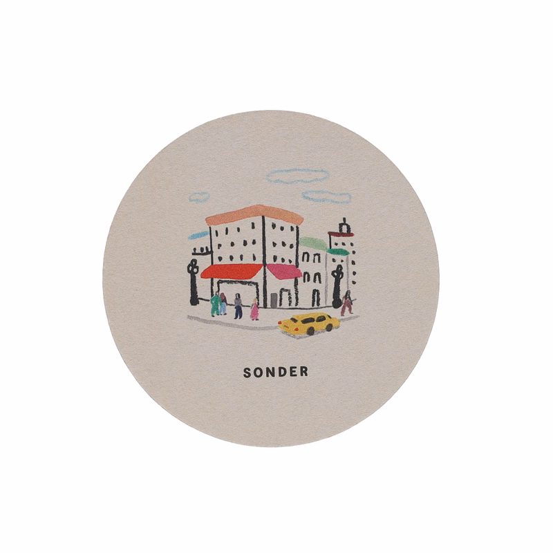 Coaster Pulpboard 80 pt 4.000" Round Digital Print