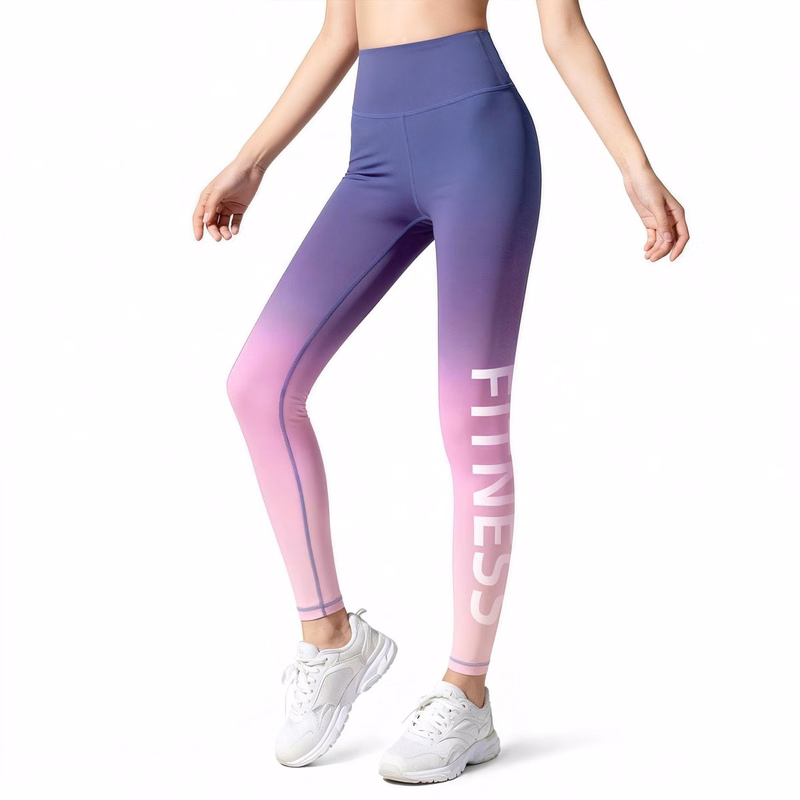 Women's High Waist Custom Yoga Leggings (Full Color)