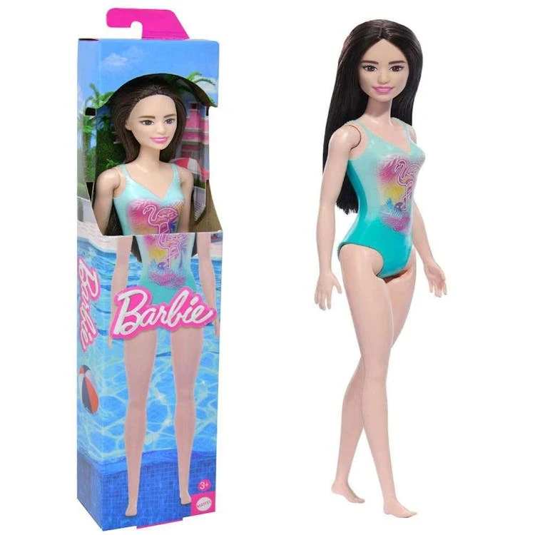 Beach Barbie - Blue Swimsuit 11" 1