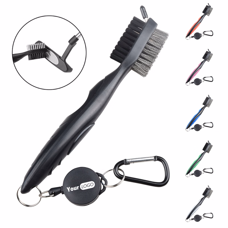 Steel Golf Double-Sided Cleaning Tool Brush