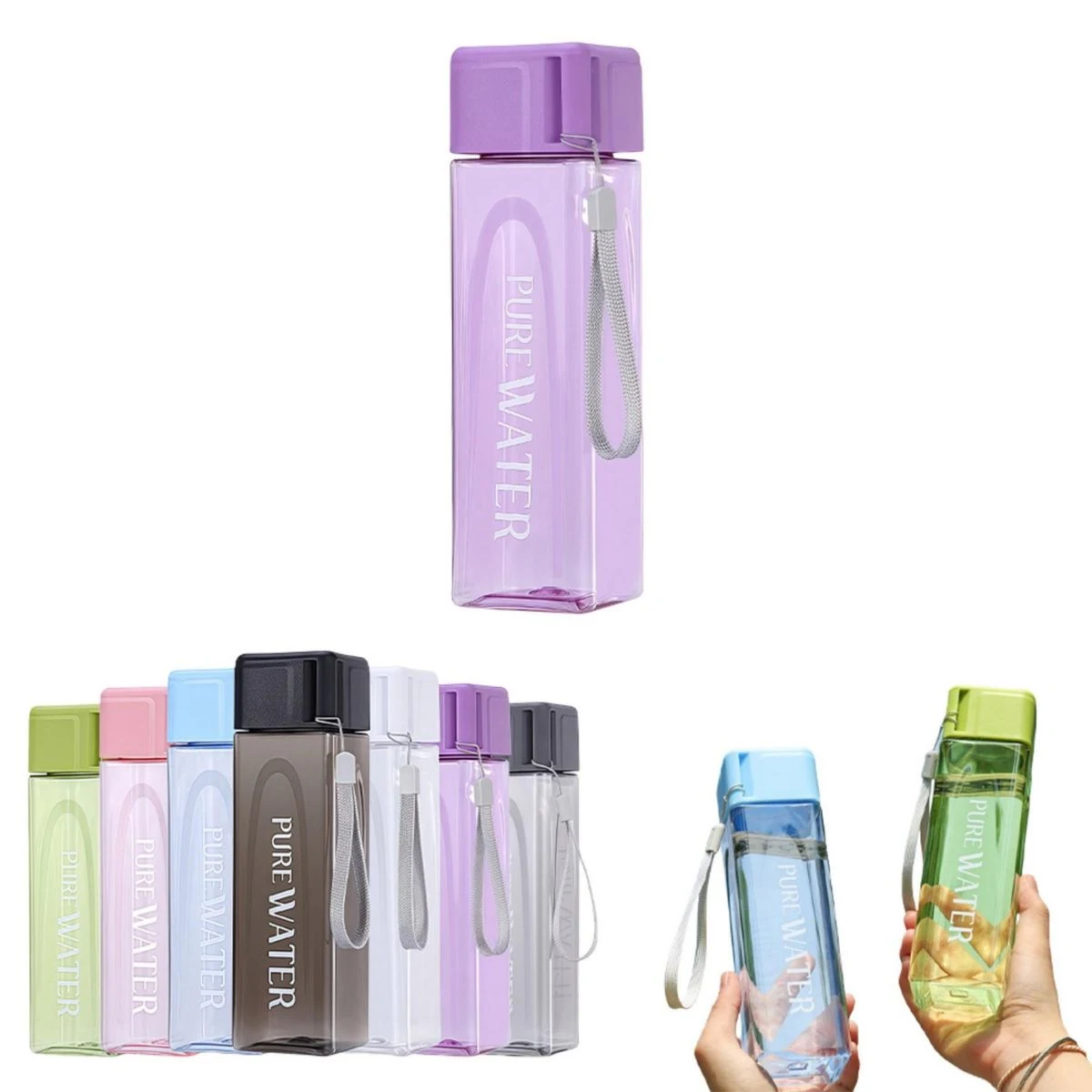 17oz Custom Large Capacity Portable Plastic Cup 1