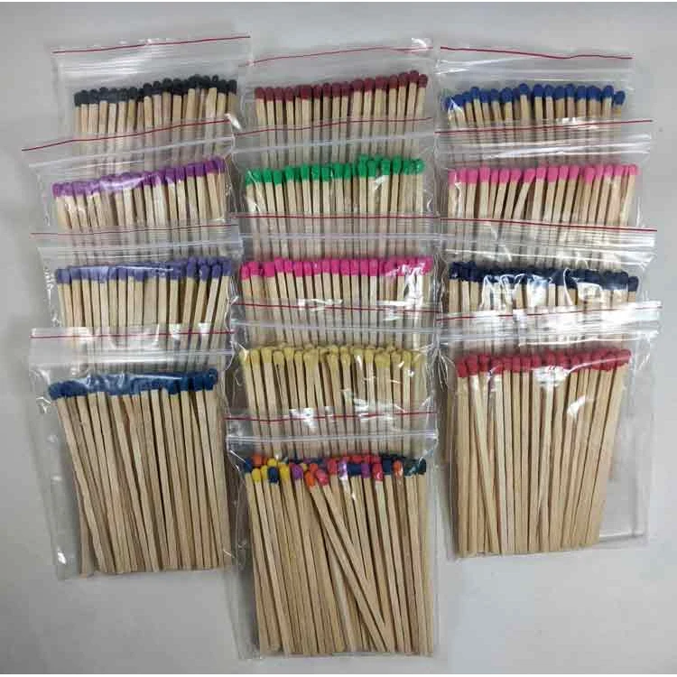 96mm (approx. 4 in.) Bulk Wooden Match Sticks - (approx.)40 ct. bags 1