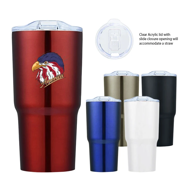 20 oz. Double Wall Stainless Steel Vacuum Tumbler Water Bottle 1