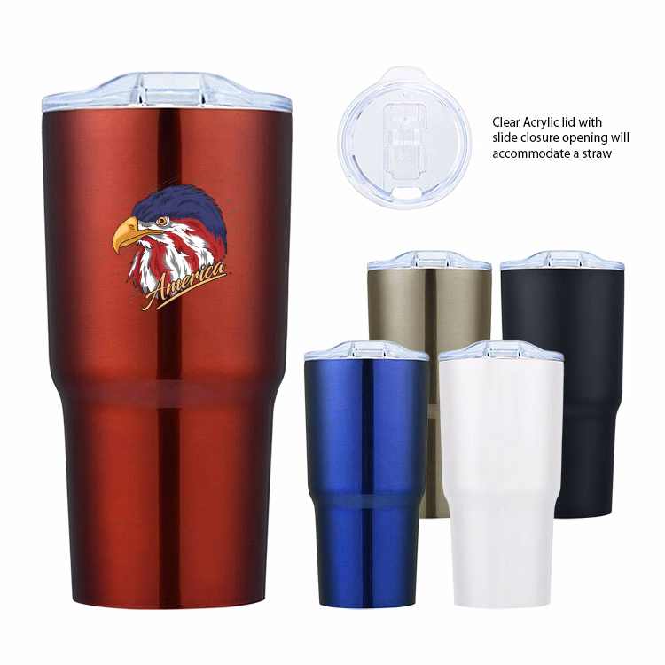 20 oz. Double Wall Stainless Steel Vacuum Tumbler Water Bottle