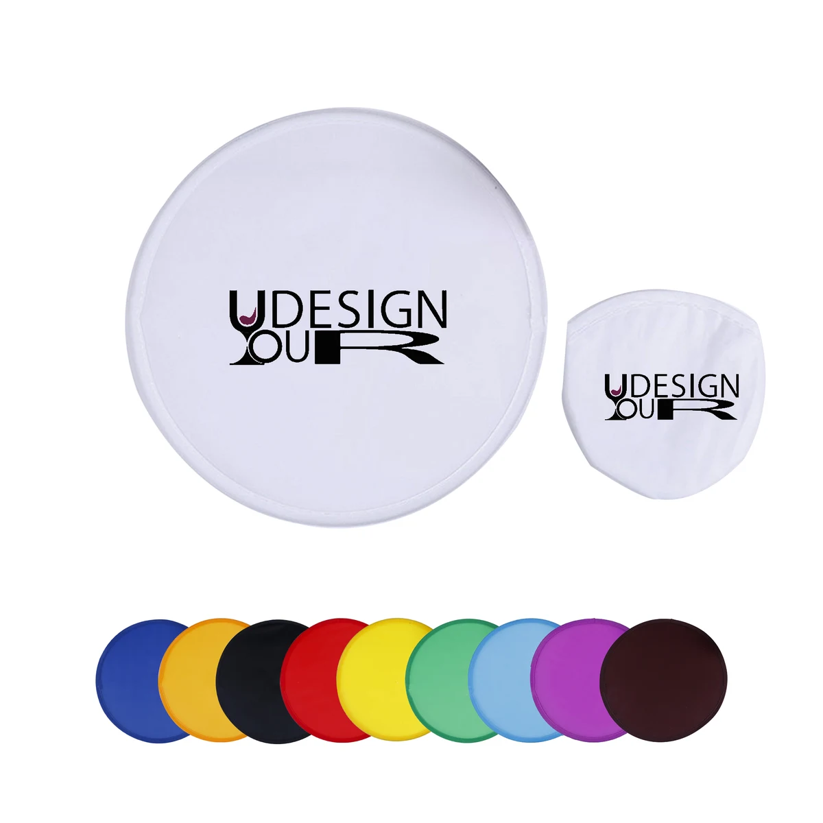 Pouch Foldable Flying Disc Fans 1
