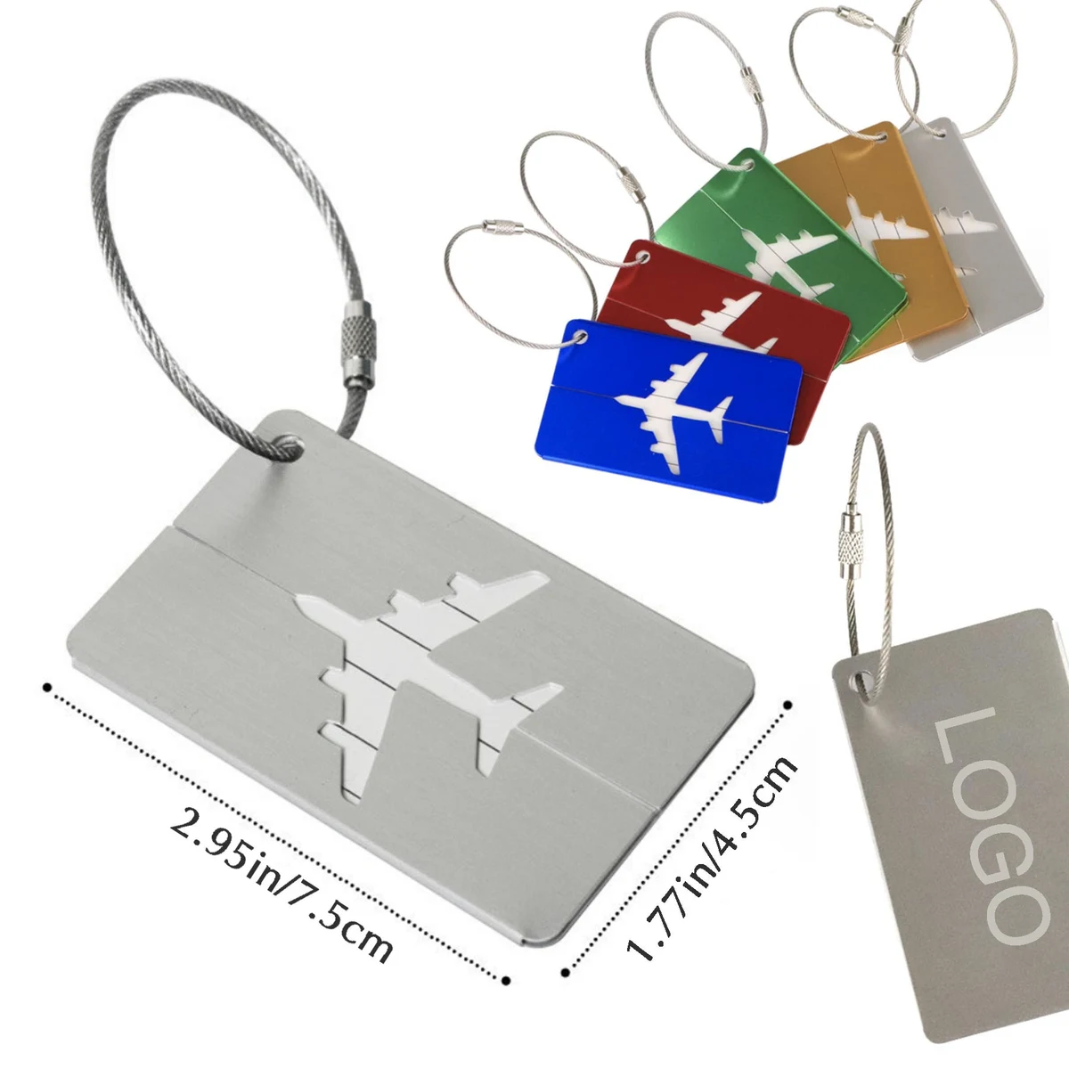 Aluminum Alloy Luggage Tag 1