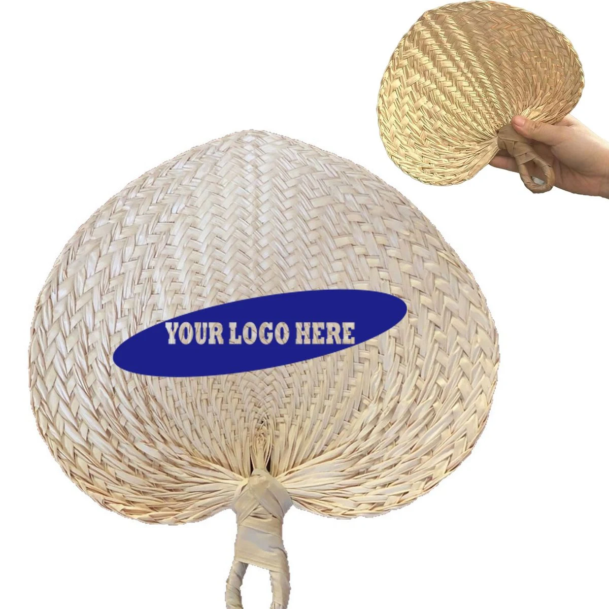 Handwoven Palm Leaf Fan 1