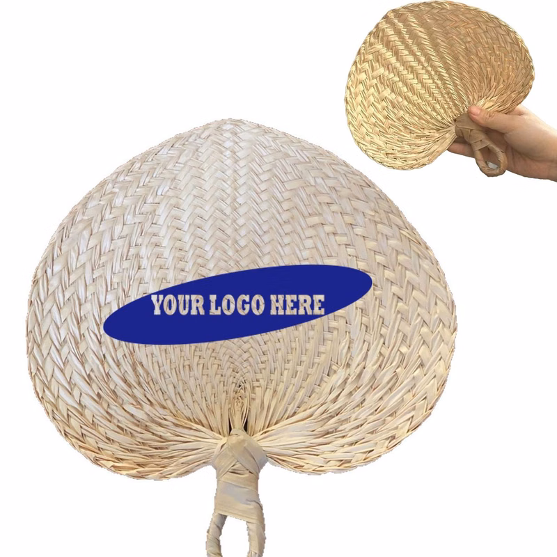 Handwoven Palm Leaf Fan