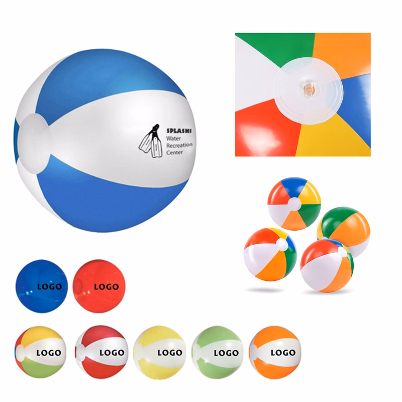 Vibrant PVC 12" Inflatable Beach Ball