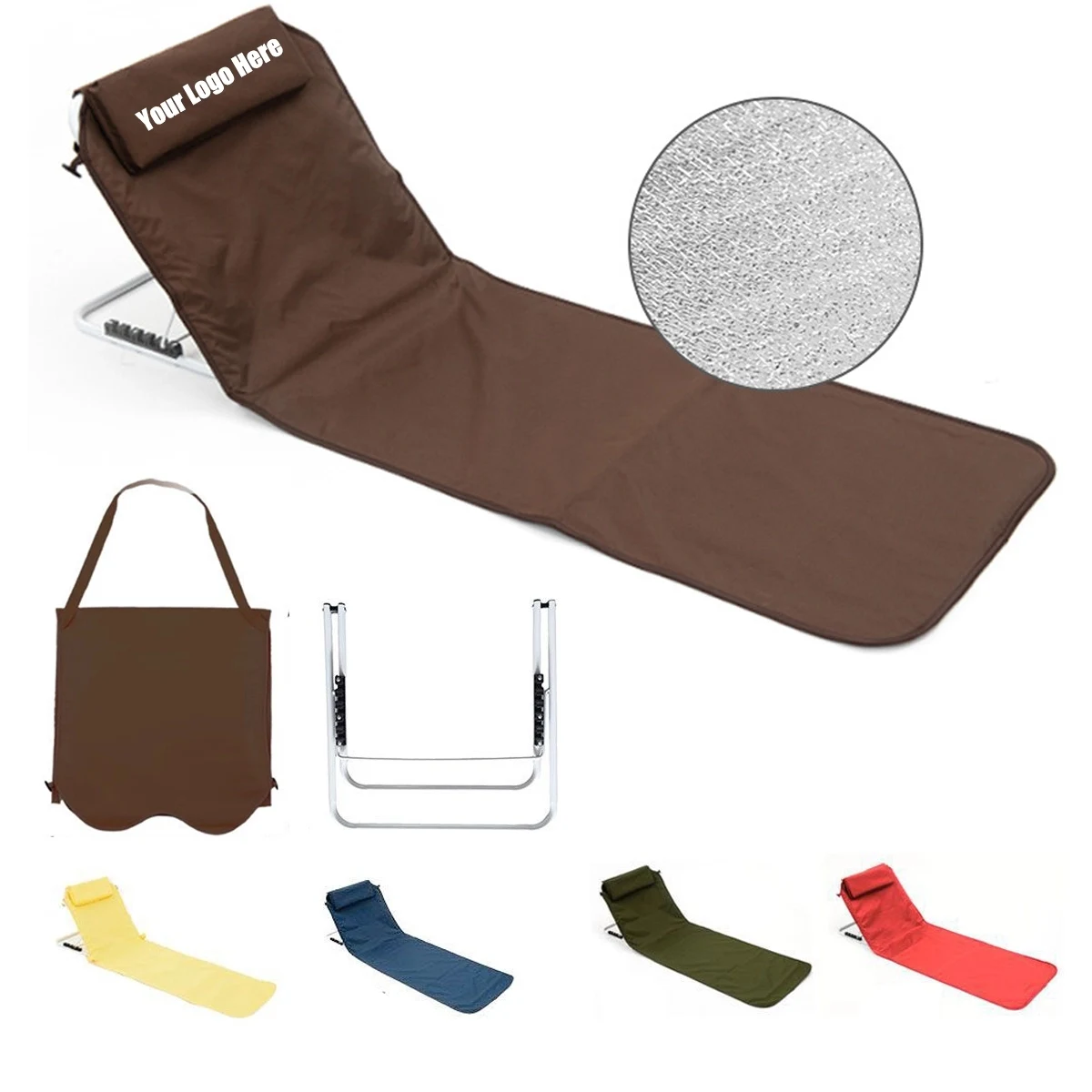 Portable Beach Mat Lounge Chair 1
