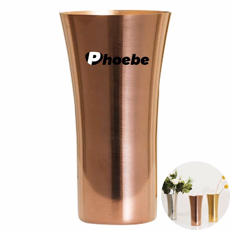 Elegant Vase Stainless Steel Decorative Water Cup