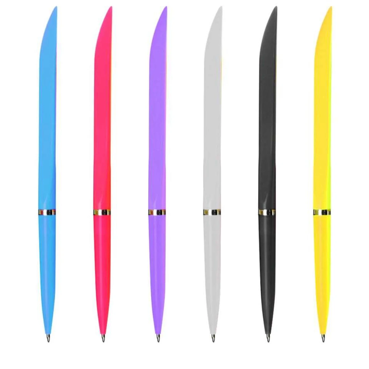 Multi Function Knife Shape Plastic Ball Pen 1